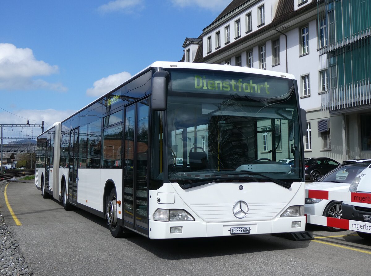 (273'462) - Eurobus, Arbon - Nr. 17/TG 229'684/PID 4235 - Mercedes (ex Nr. 73; ex Nr. 8) am 31. Mrz 2025 beim Bahnhof Langnau