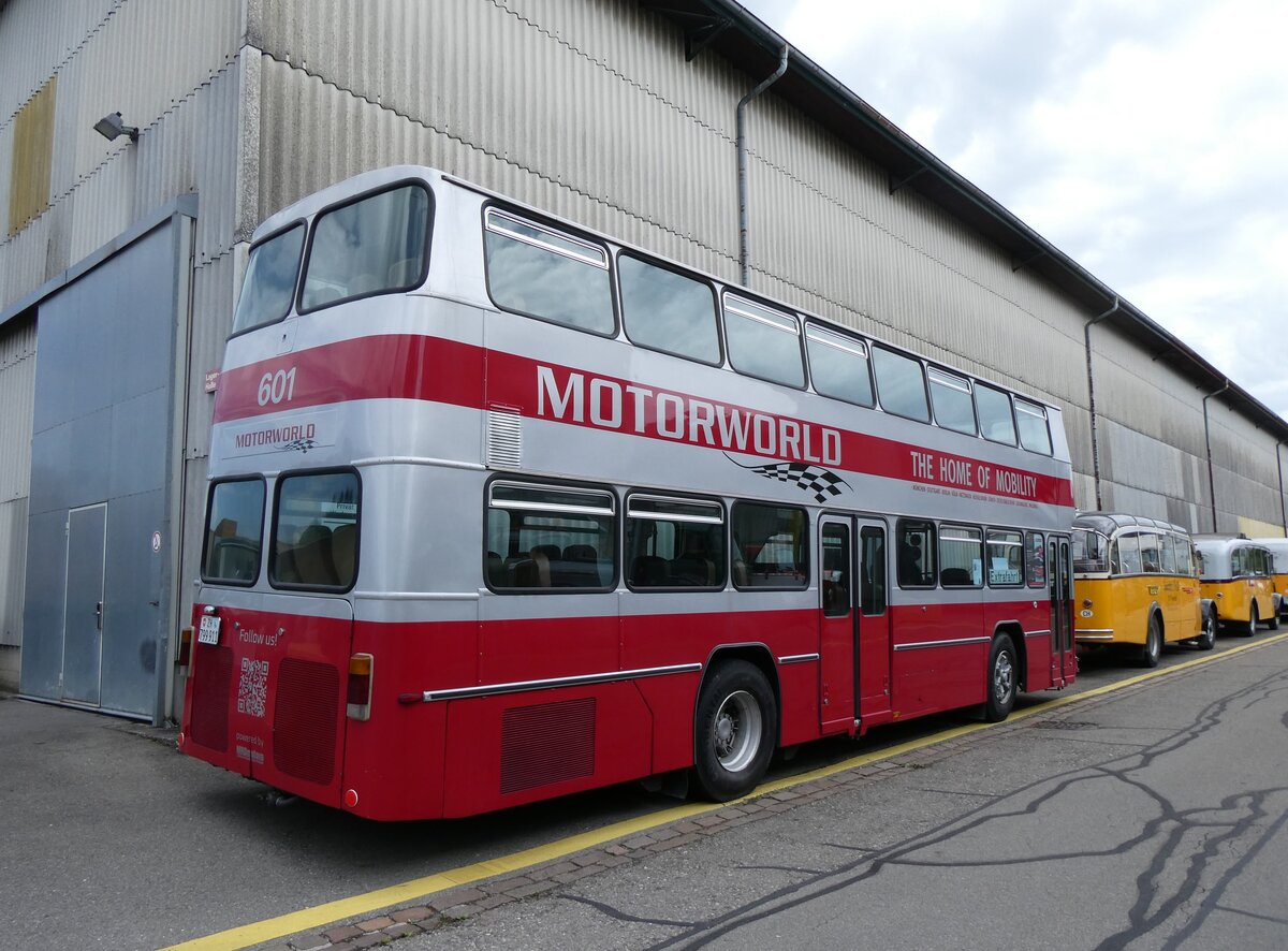 (274'539) - Motorworld, Kemptthal - Nr. 601/ZH 799'911 - Bssing (ex WV Winterthur Nr. 601; ex WV Winterthur Nr. 201; ex Amt fr Luftverkehr, Zrich Nr. 47; ex Swissair, Zrich Nr. 23) am 3. Mai 2025 in Attikon, Wegmller