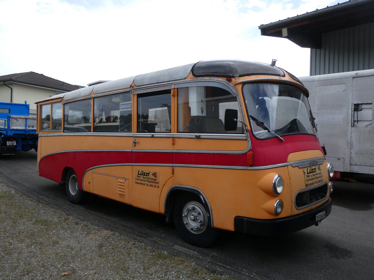 (274'556) - Lssi, Oberembrach - ZH 31'643 U - Dennis/FHS (ex Leu, Schaffhausen) am 3. Mai 2025 in Attikon, Wegmller