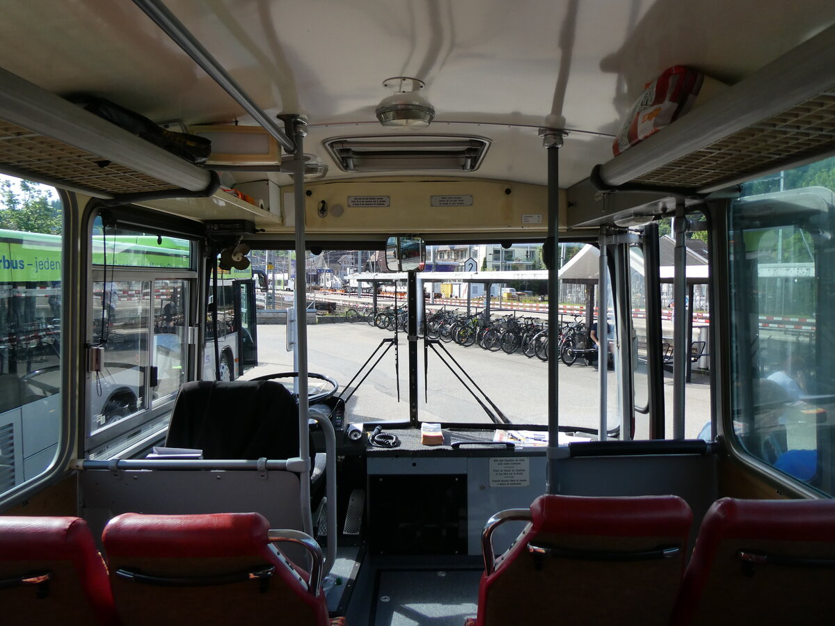 (276'168) - Birchler, Remetschwil - AG 54'039 - FBW/Tscher (ex Gerber, Winkel; ex Eggenberger, Mriken; ex Tanner, Bubendorf; ex P 24'803) am 1. Juni 2025 beim Bahnhof Langnau (Innenaufnahme)