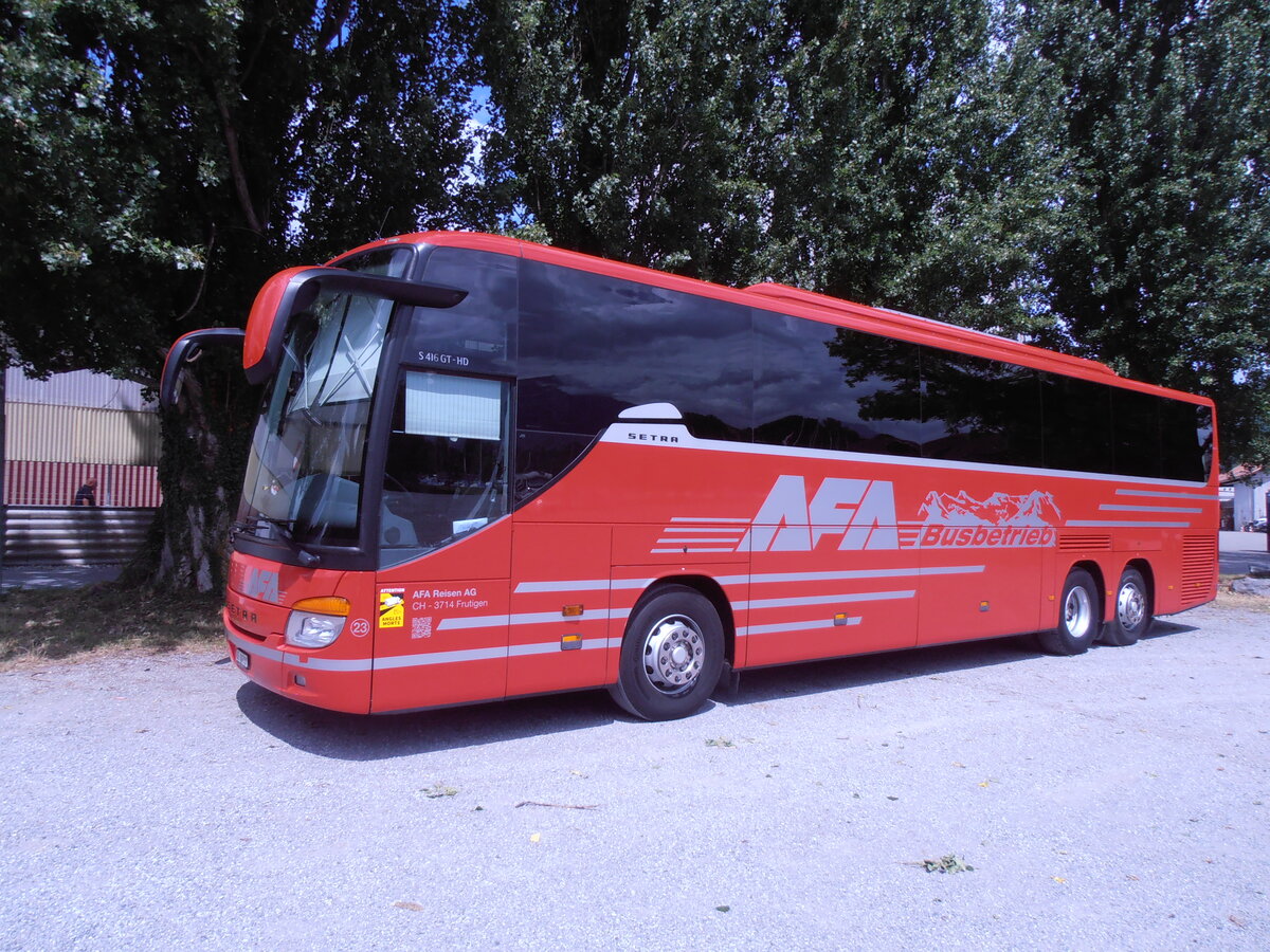 (277'680) - AFA Adelboden - Nr. 23/BE 26'709 - Setra (ex Blaguss, A-Wien Nr. 5402) am 7. Juli 2025 in Thun, Lachenwiese