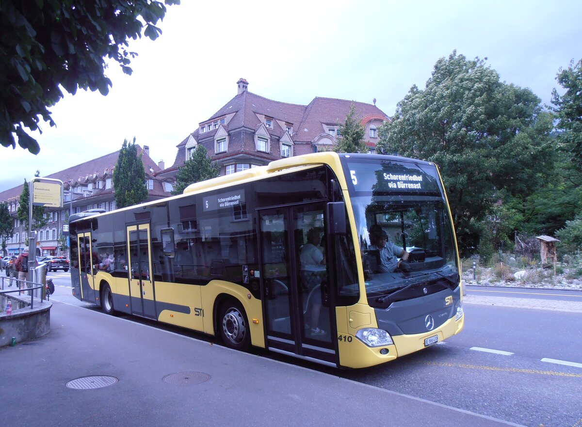 (277'687) - STI Thun - Nr. 410/BE 866'410 - Mercedes am 7. Juli 2025 in Thun Klosestrasse