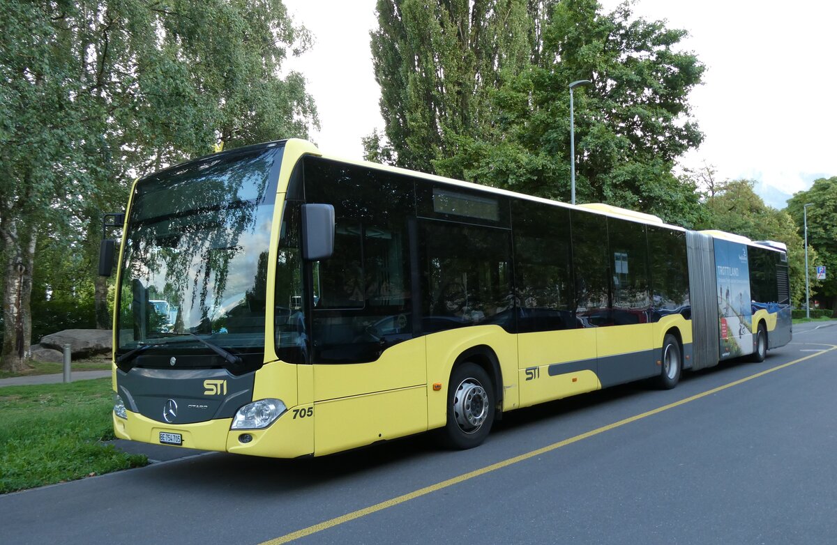 (278'041) - STI Thun - Nr. 705/BE 754'705 - Mercedes am 25. Juli 2025 in Thun, Lachen