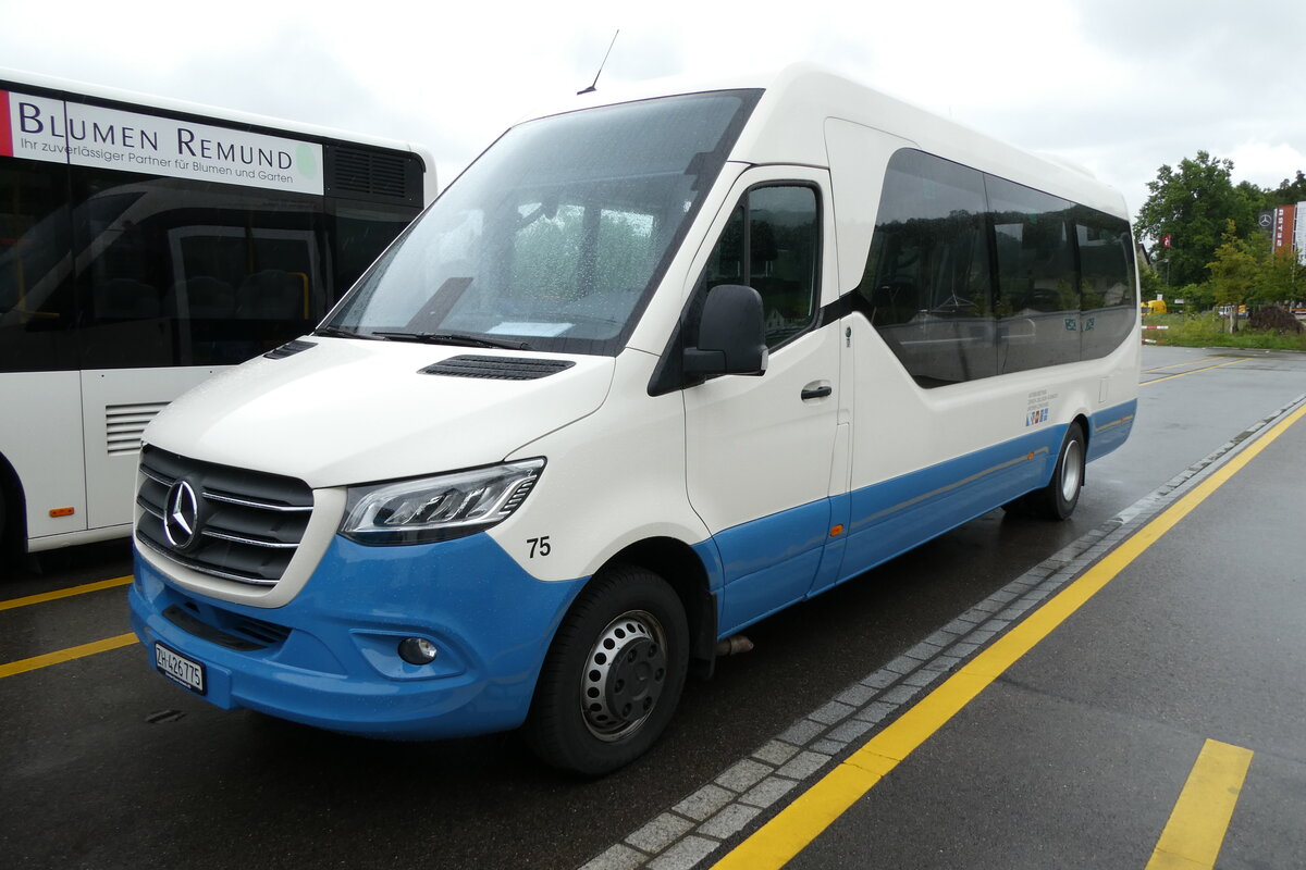 (278'355) - AZZK Zollikon - Nr. 75/ZH 426'775 - Mercedes am 2. August 2025 in Winterthur, Daimler Buses