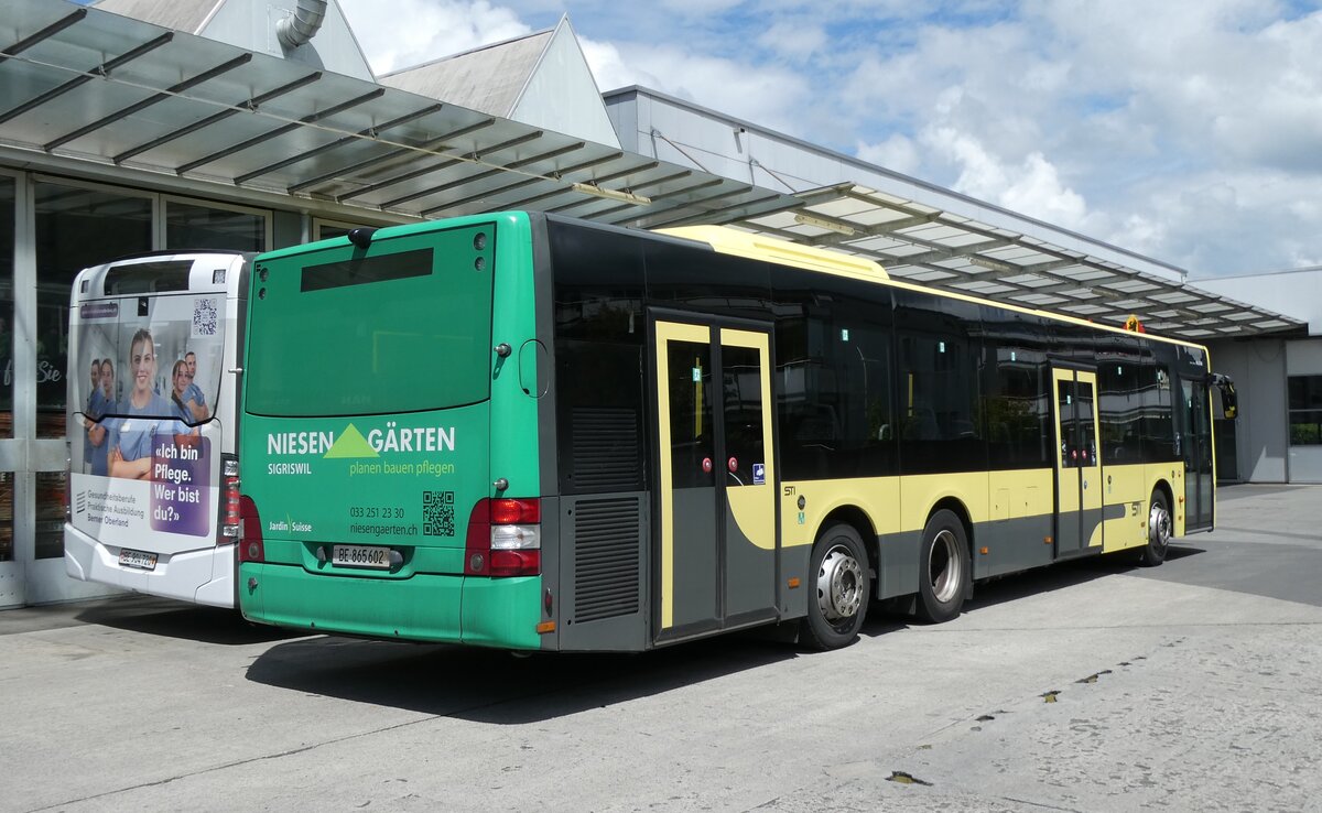 (278'435) - STI Thun - Nr. 602/BE 865'602 - MAN am 3. August 2025 in Thun, Garage
