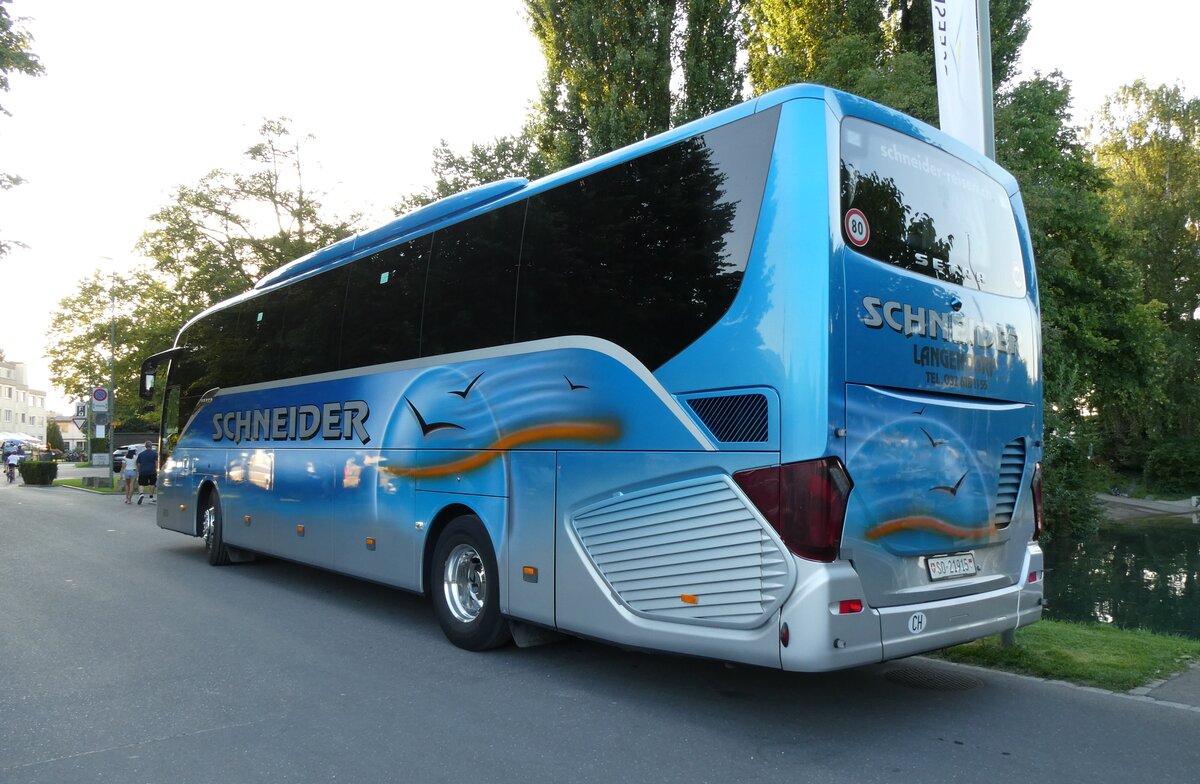 (278'671) - Schneider, Langendorf - SO 21'915 - Setra am 8. August 2025 in Thun, Strandbad
