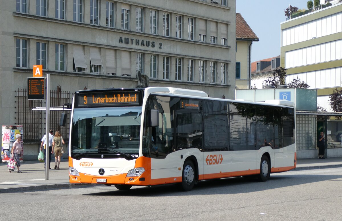 (278'932) - BSU Solothurn - Nr. 1278/SO 203'278 - Mercedes am 16. August 2025 In Solothurn, Amthausplatz