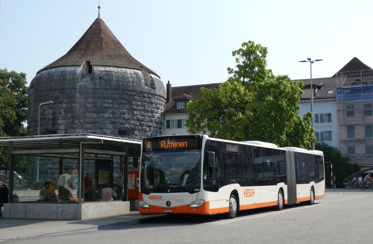 (278'941) - BSU Solothurn - Nr. 1154/SO 155'954 - Mercedes (ex Nr. 54) am 16. August 2025 in Solothurn, Amthausplatz