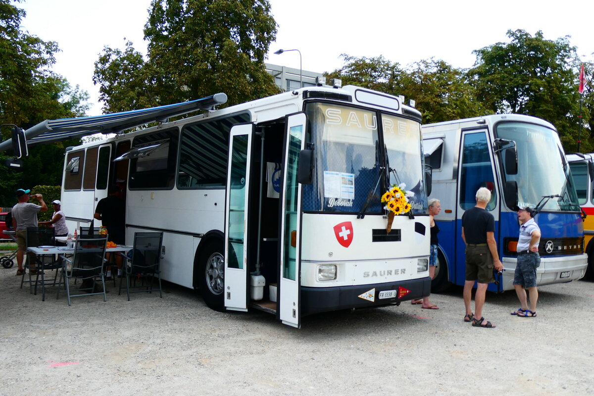 (279'092) - Cassella, Le Chtelard - FR 3338 U - Saurer/Lauber (ex Epiney, Ayer) am 16. August 2025 in Solothurn, Baseltor