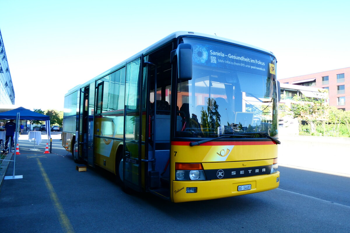 (279'383) - Tschannen, Zofingen - Nr. 7/AG 14'483/PID 90 - Setra am 26. August 2025 in Baar, Kantonsspital