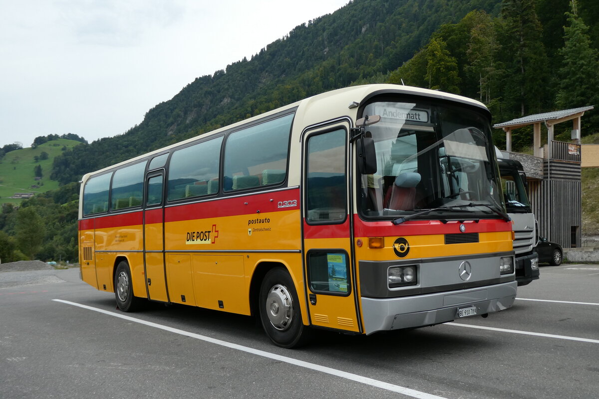(280'045) - Buzzi, Bern - BE 910'789 - Mercedes (ex Mattli, Wassen/PID 2295) am 8. September 2025 in Giswil, OWI-Land (280'045) - Buzzi, Bern - BE 910'789 - Mercedes (ex Mattli, Wassen/PID 2295) am 8. September 2025 in Giswil, OWI-Land