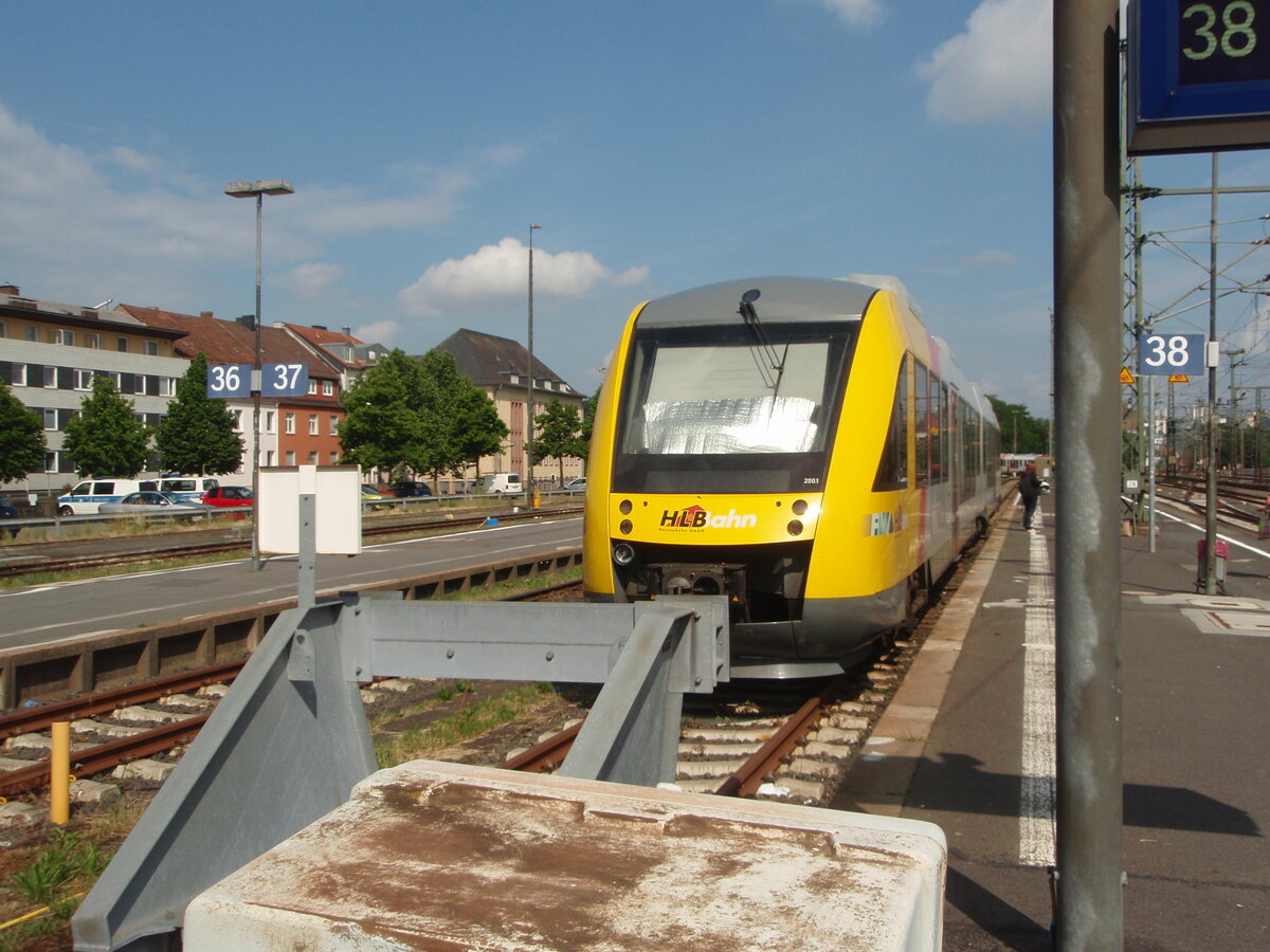 280.1 der Hessischen Landesbahn als RB 45 nach Limburg (Lahn) in Fulda. 26.06.2021