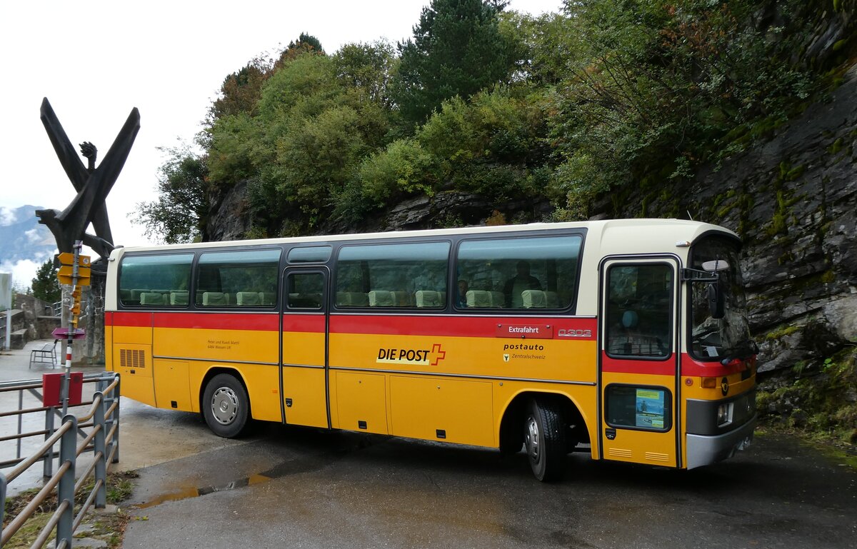 (280'126) - Buzzi, Bern - BE 910'789 - Mercedes (ex Mattli, Wassen/PID 2295) am 9. September 2025 in Zervreila, Stausee (280'126) - Buzzi, Bern - BE 910'789 - Mercedes (ex Mattli, Wassen/PID 2295) am 9. September 2025 in Zervreila, Stausee