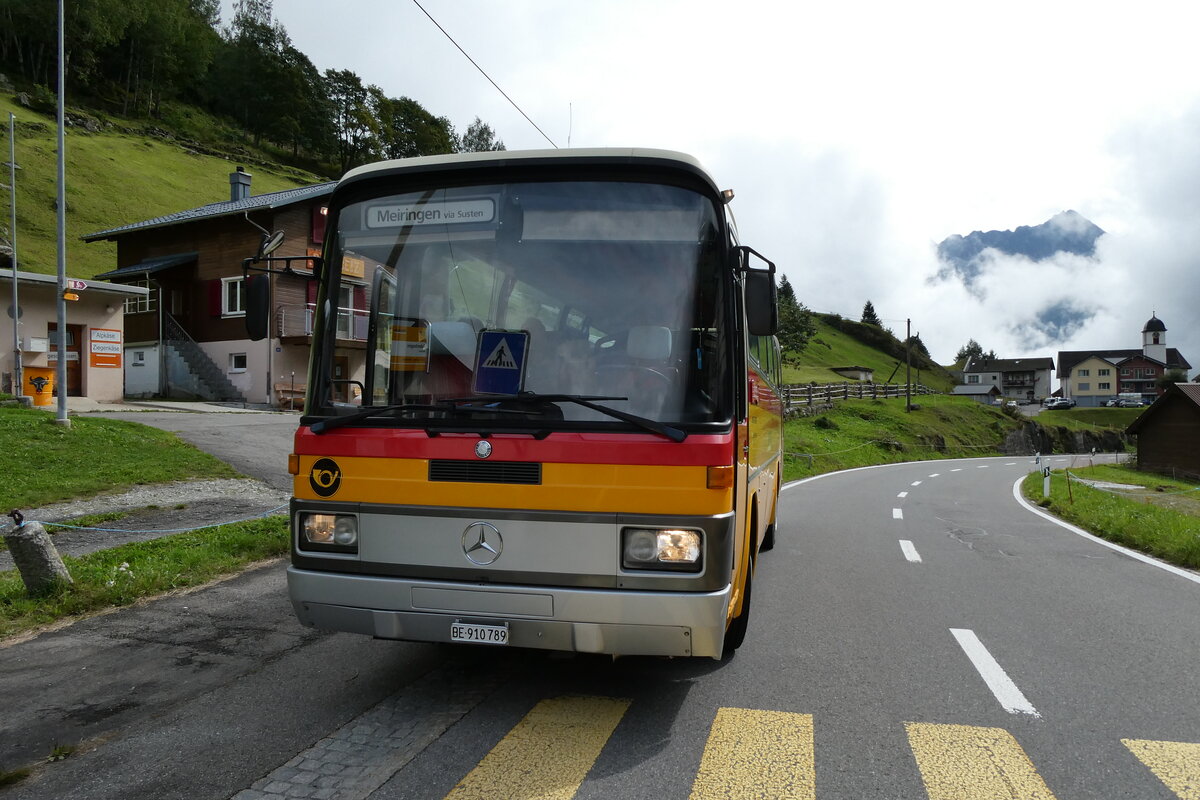 (280'266) - Buzzi, BErn - BE 910'789 - Mercedes (ex Mattli, Wassen/PID 2295) am 10. September 2025 in Meien, Aderbogen (280'266) - Buzzi, BErn - BE 910'789 - Mercedes (ex Mattli, Wassen/PID 2295) am 10. September 2025 in Meien, Aderbogen