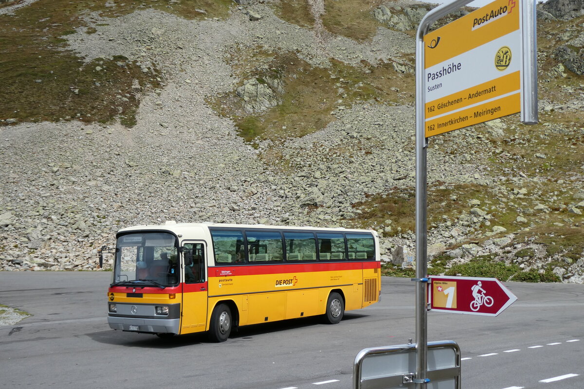 (280'273) - Buzzi, Bern - BE 910'789 - Mercedes (ex Mattli, Wassen/PID 2295) am 10. September 2025 in Susten, Passhöhe (280'273) - Buzzi, Bern - BE 910'789 - Mercedes (ex Mattli, Wassen/PID 2295) am 10. September 2025 in Susten, Passhöhe