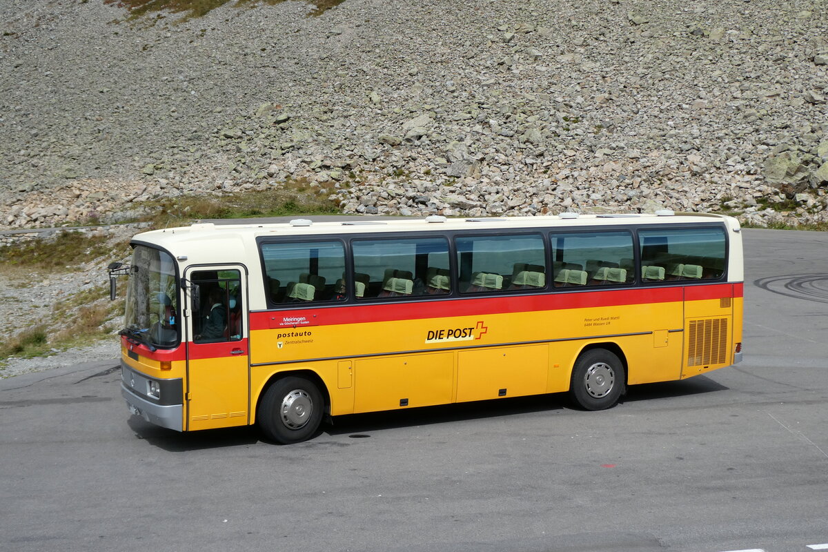 (280'274) - Buzzi, Bern - BE 910'789 - Mercedes (ex Mattli, Wassen/PID 2295) am 10. September 2025 in Susten, Passhöhe (280'274) - Buzzi, Bern - BE 910'789 - Mercedes (ex Mattli, Wassen/PID 2295) am 10. September 2025 in Susten, Passhöhe