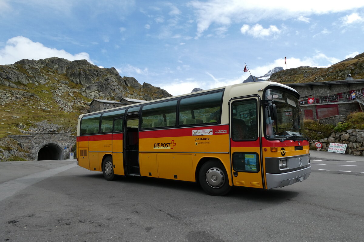 (280'276) - Buzzi, BErn - BE 910'789 - Mercedes (ex Mattli, Wassen/PID 2295) am 10. September 2025 in Susten, Passhöhe (280'276) - Buzzi, BErn - BE 910'789 - Mercedes (ex Mattli, Wassen/PID 2295) am 10. September 2025 in Susten, Passhöhe