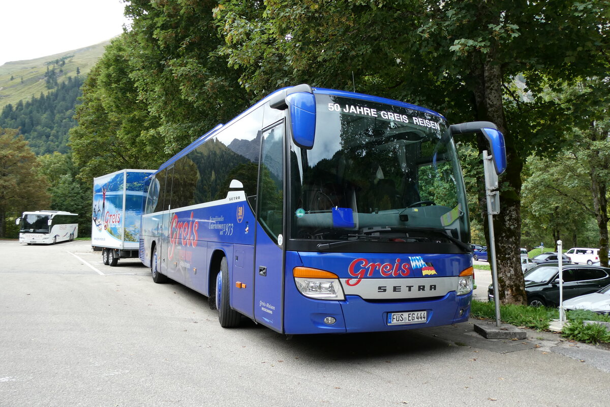 (280'497) - Aus Deutschland: Greis, Nesselwang - FÜS-EG 444 - Setra am 17. September 2025 in Eng, Eng Alm (280'497) - Aus Deutschland: Greis, Nesselwang - FÜS-EG 444 - Setra am 17. September 2025 in Eng, Eng Alm