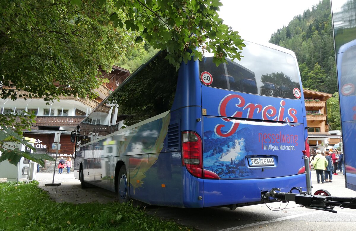(280'498) - Aus Deutschland: Greis, Nesselwang - FÜS-EG 444 - Setra am 17. September 2025 in Eng, Eng Alm (280'498) - Aus Deutschland: Greis, Nesselwang - FÜS-EG 444 - Setra am 17. September 2025 in Eng, Eng Alm