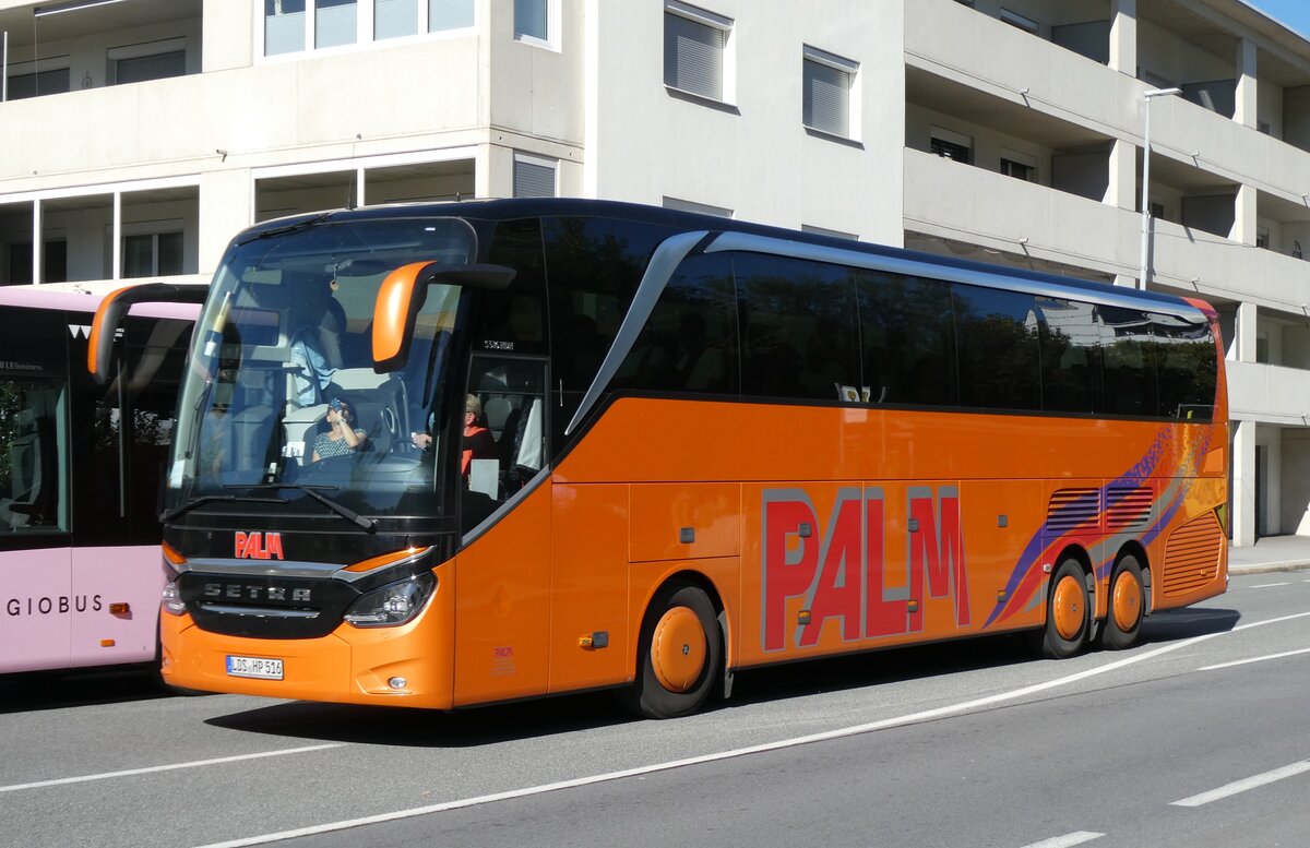 (280'551) - Aus Deutschland: Palm, Halbe - LDS-HP 516 - Setra am 18. September 2025 in Telfs, Anton-Auer-Strasse