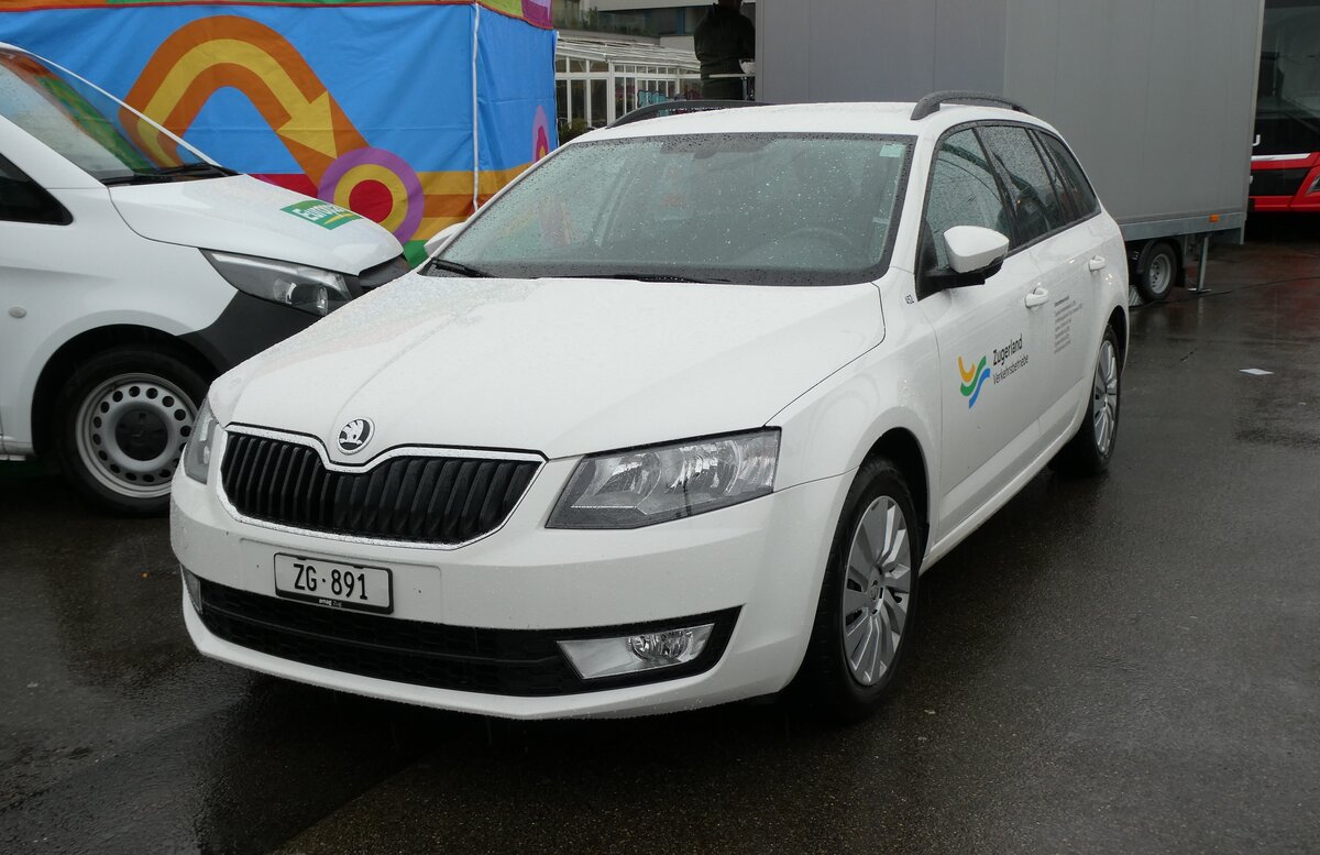 (280'730) - ZVB Zug - ZG 691 - Skoda am 27. September 2025 beim Bahnhof Wädenswil (280'730) - ZVB Zug - ZG 691 - Skoda am 27. September 2025 beim Bahnhof Wädenswil