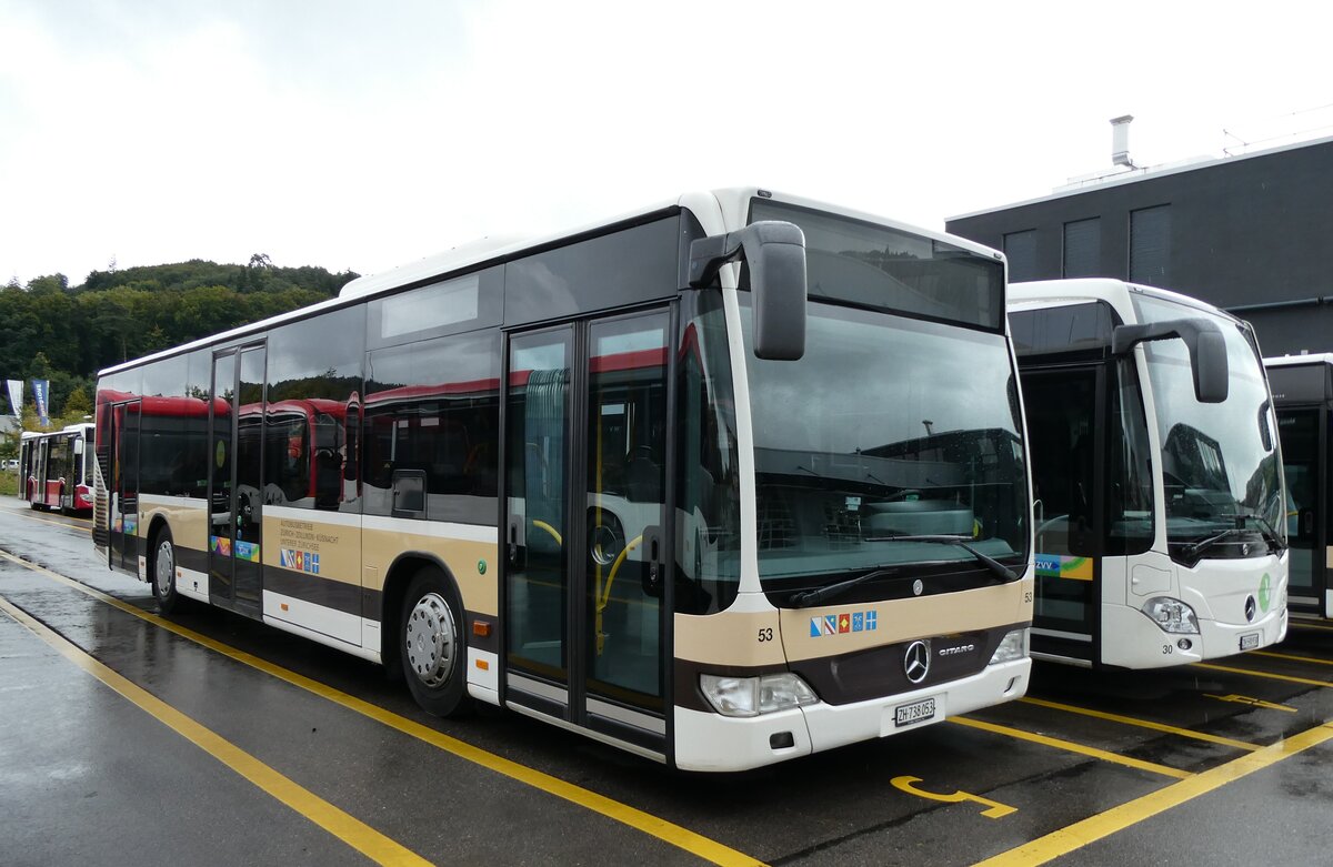 (280'762) - AZZK Zollikon - Nr. 53/ZH 738'053 - Mercedes am 27. September 2025 in Winterthur, Daimler Buses (280'762) - AZZK Zollikon - Nr. 53/ZH 738'053 - Mercedes am 27. September 2025 in Winterthur, Daimler Buses