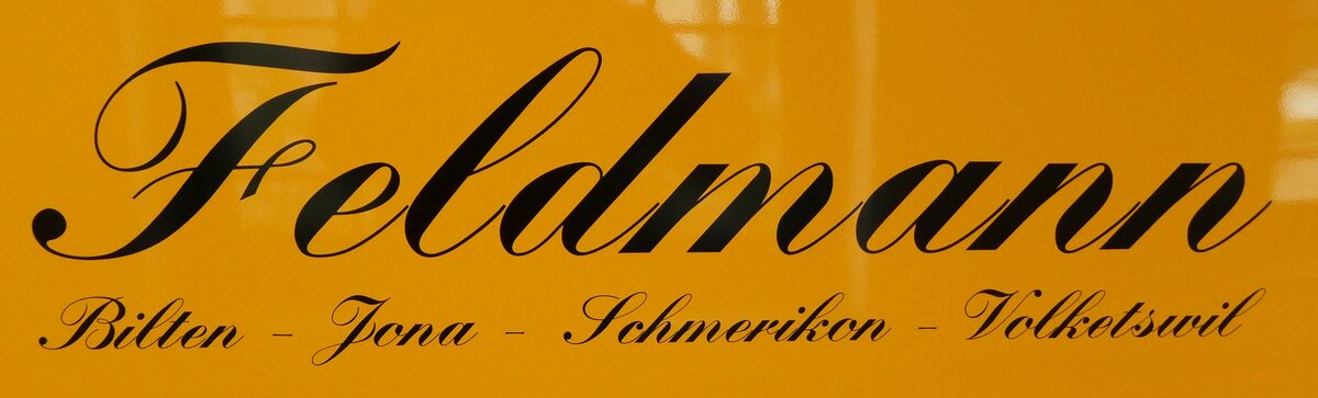 (280'890)  Beschriftung - Feldmann Bilten - Jona - Schmerikon - Volketswil - am 2. Oktober 2025 in Safenwil, Emil Frey Clasics