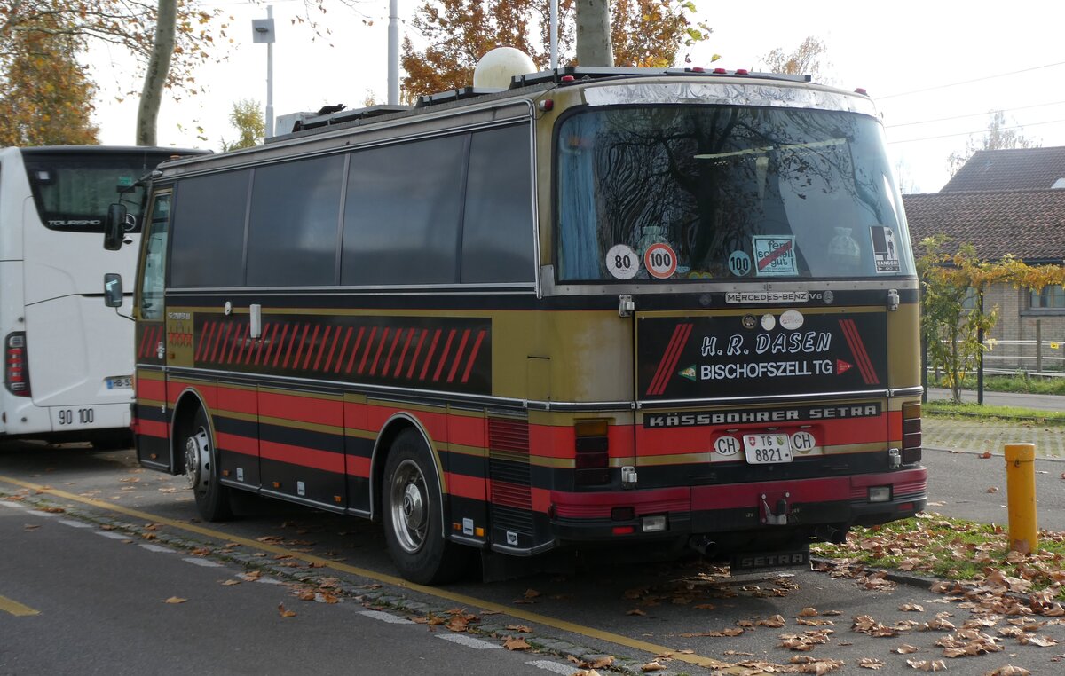 (282'126) - Dasen, Bischofszell - TG 8821 - Setra (ex Reichlin, Goldau) am 7. November 2025 in Bern, Guisanplatz