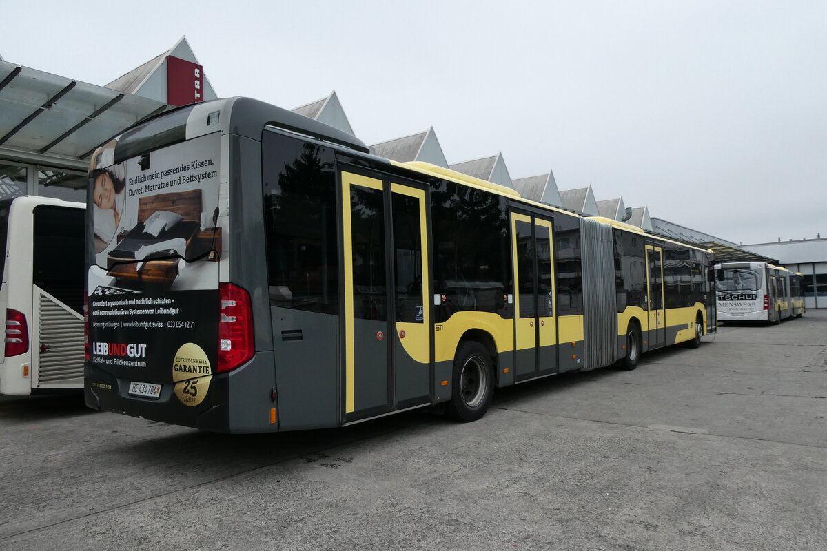 (283'536) - STI Thun - Nr. 704/BE 434'704 - Mercedes am 28. Dezember 2025 in Thun, Garage