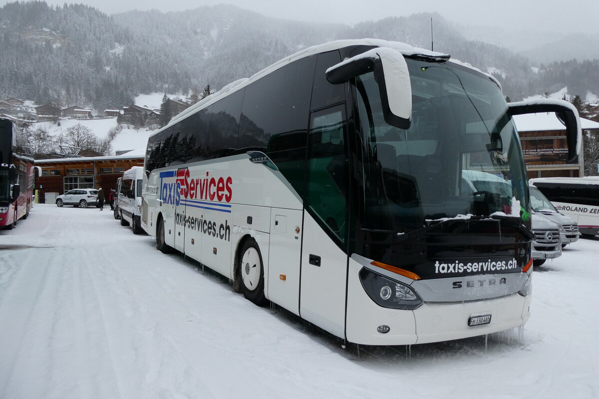 (284'032) - Taxis-Services, Granges-Paccot - FR 330'465 - Setra am 10. Januar 2026 in Adelboden, ASB