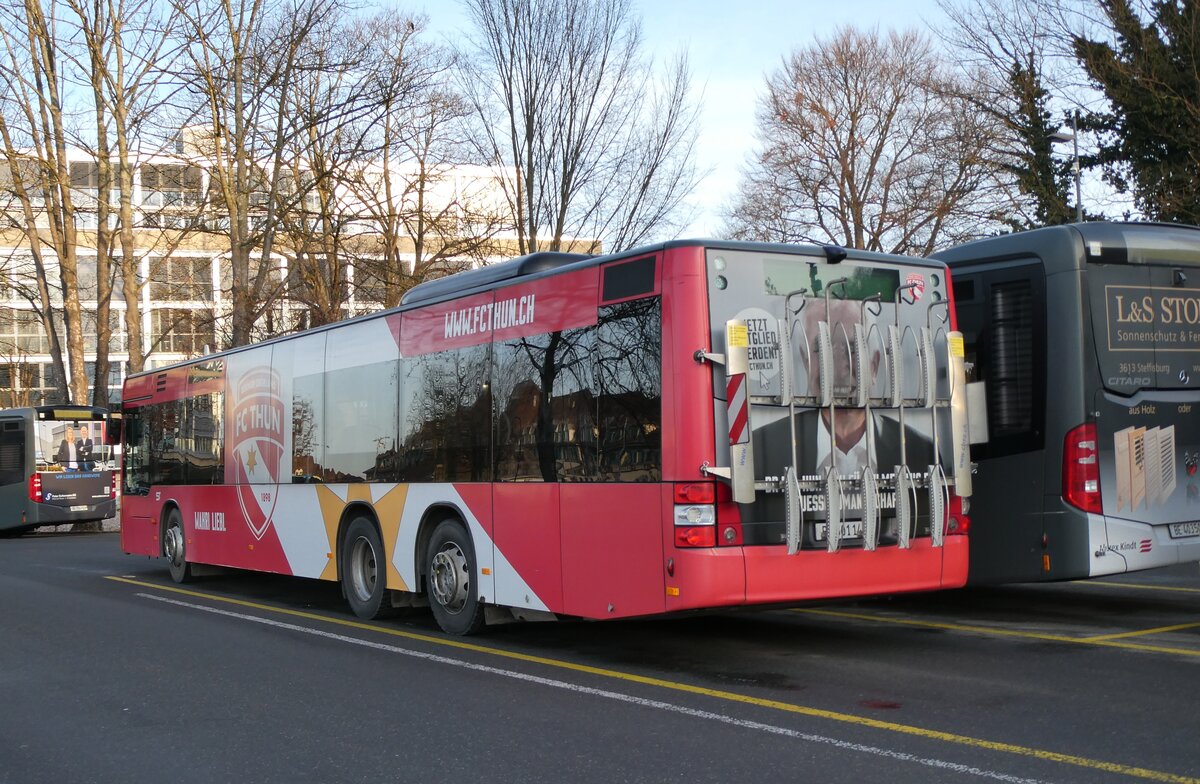 (284'279) - STI Thun - Nr. 149/BE 801'149 - MAN am 20. Januar 2026 bei der Schiffl�ndte Thun