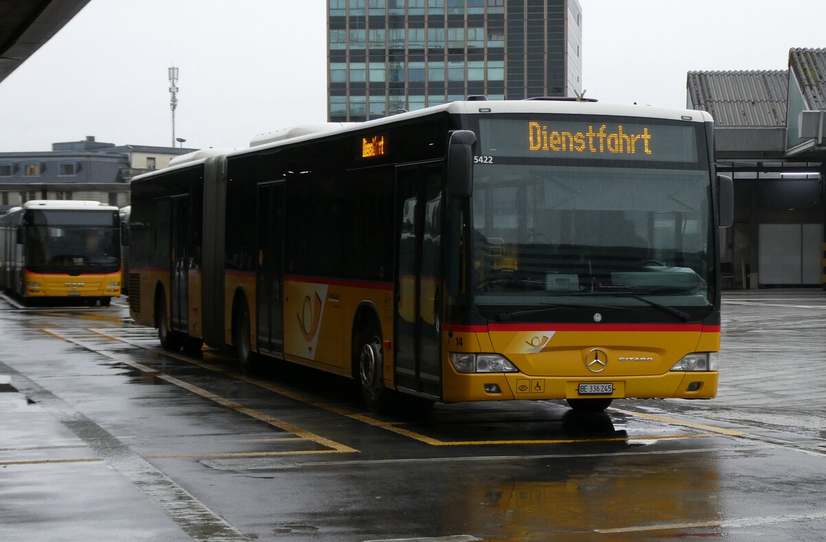 (284'422) - Steiner, Ortschwaben - Nr. 14/BE 336'245/PID 5422 - Mercedes am 29. Januar 2026 in Bern, Postautostation