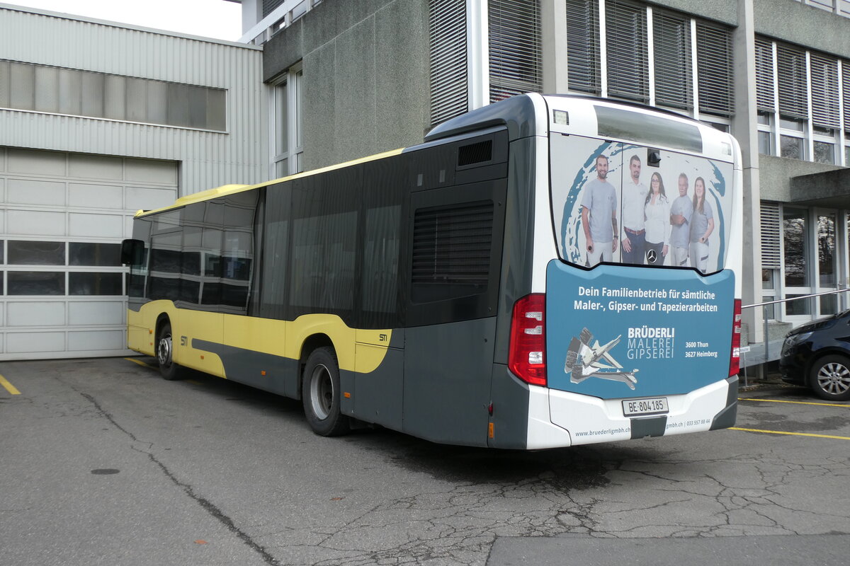 (284'919) - STI Thun - Nr. 185/BE 804'185 - Mercedes am 15. Februar 2026 in Thun, Garage