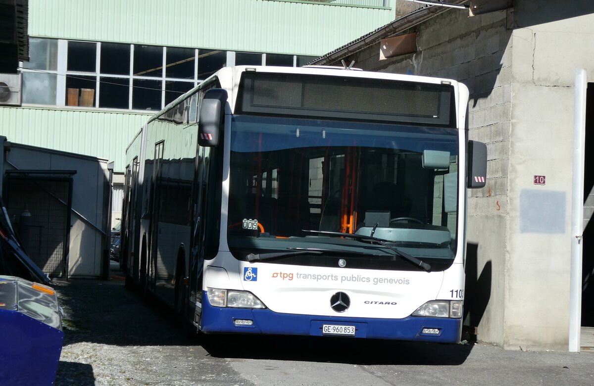 (285'046) - TPG Gen�ve - Nr. 1103/GE 960'853 - Mercedes am 24. Februar 2026 in Leytron, Garage Buchard