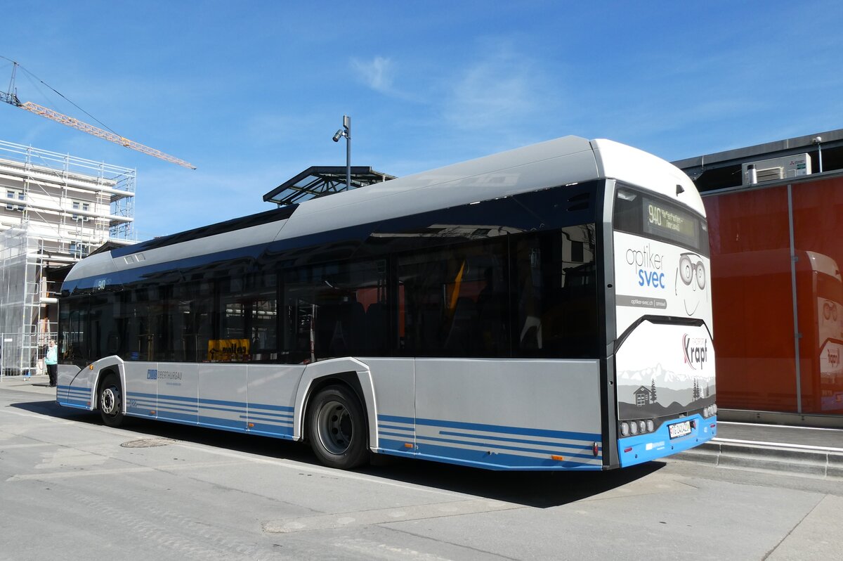 (285'089) - BOTG Amriswil - Nr. 422/TG 241'421 - eSolaris am 26. Februar 2026 beim Bahnhof Romanshorn