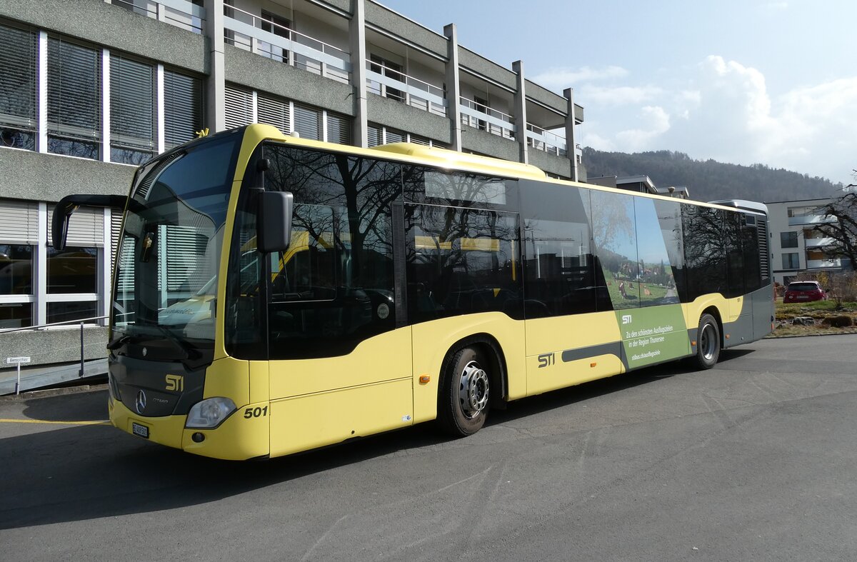 (285'321) - STI Thun - Nr. 501/BE 408'501 - Mercedes am 8. M�rz 2026 in Thun, Garage