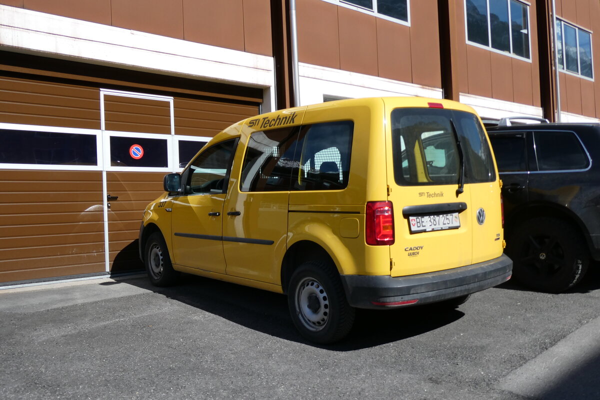 (285'364) - STI Thun - Nr. 337/BE 387'257 - VW am 13. M�rz 2026 in Grindelwald, Garage GrinbdelwaldBus 