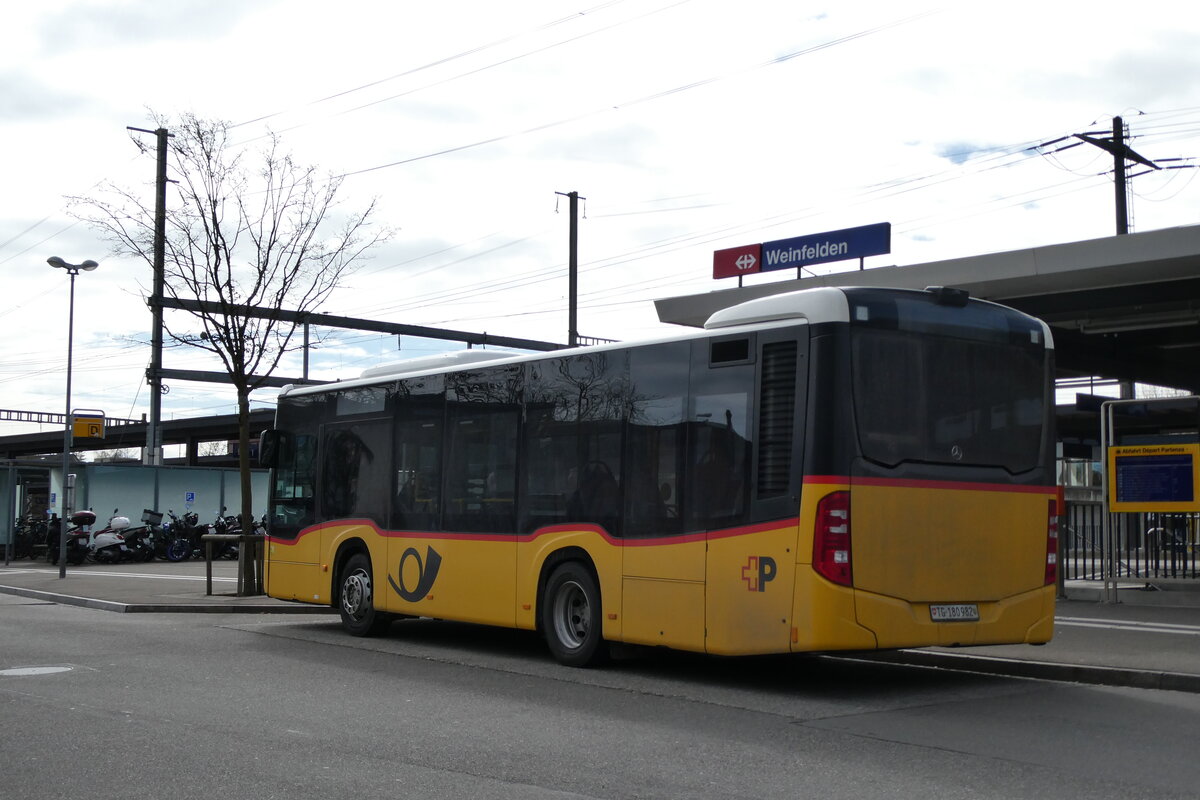 (285'449) - PostAuto Ostschweiz - TG 180'982/PID 11'127 - Mercedes am 17. M�rz 2026 beim Bahnhof Weinfelden