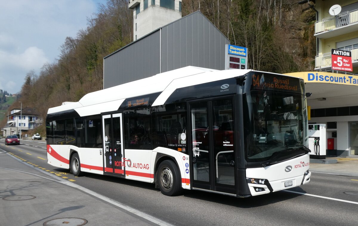 (285'678) - ARAG Ruswil - Nr. 56/LU 252'737 - eSolaris am 23. M�rz 2026 beim Bahnhof Wolhusen