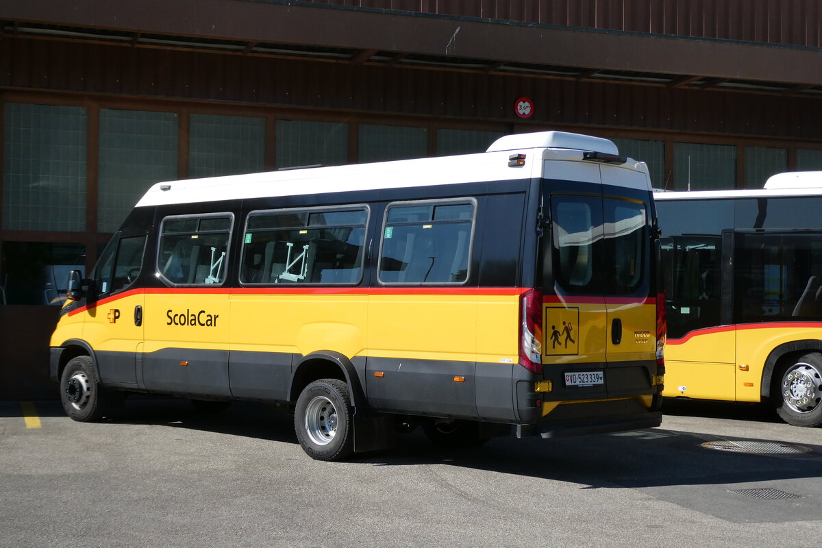 (286'391) - CarPostal Ouest - VD 523'339/PID 11'958 - Iveco am 25. April 2026 in Yverdon, Garage