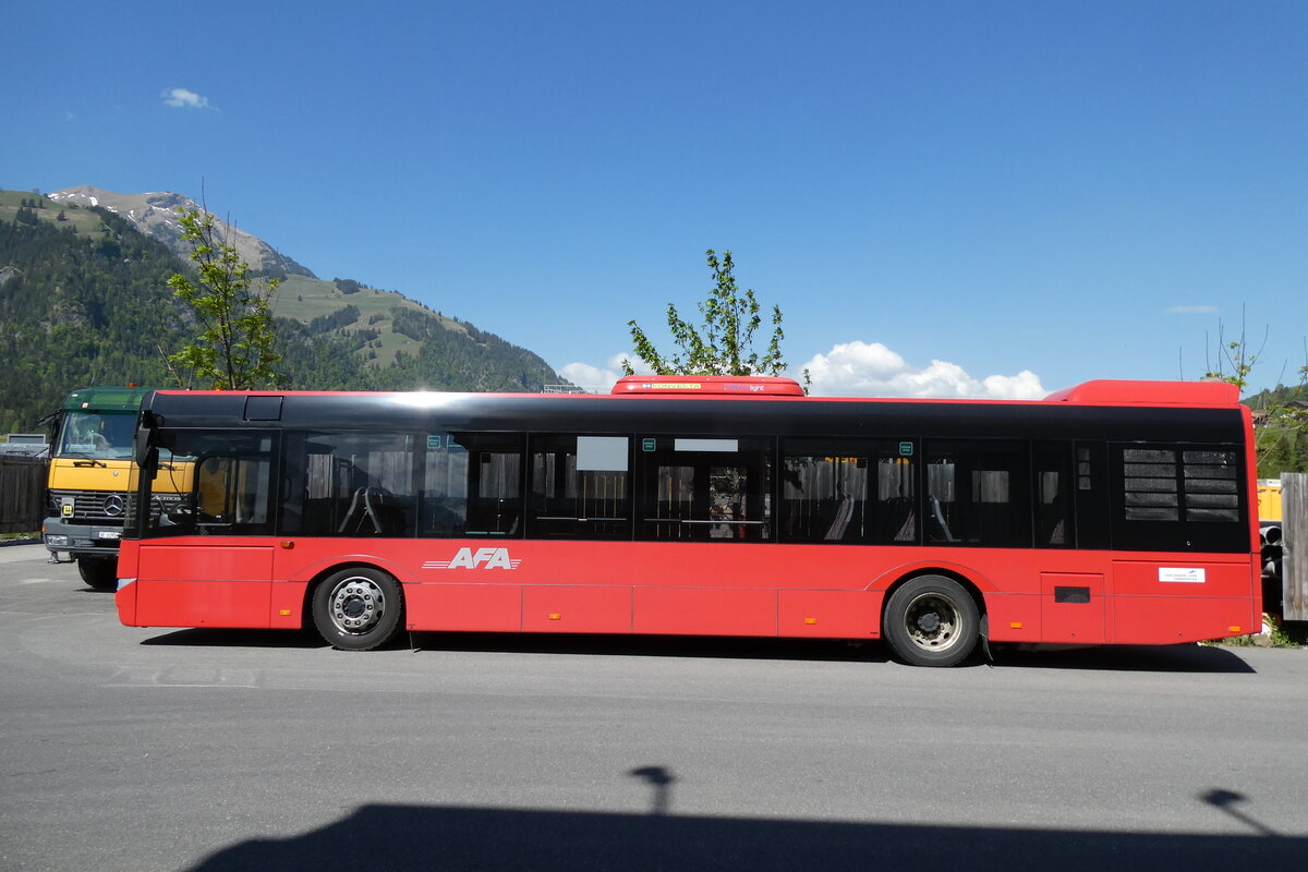 (286'553) - AFA Adelboden - Nr. 491/BE 549'198 - Solaris (ex Nr. 91) am 1. Mai 2026 in Frutigen, Garage