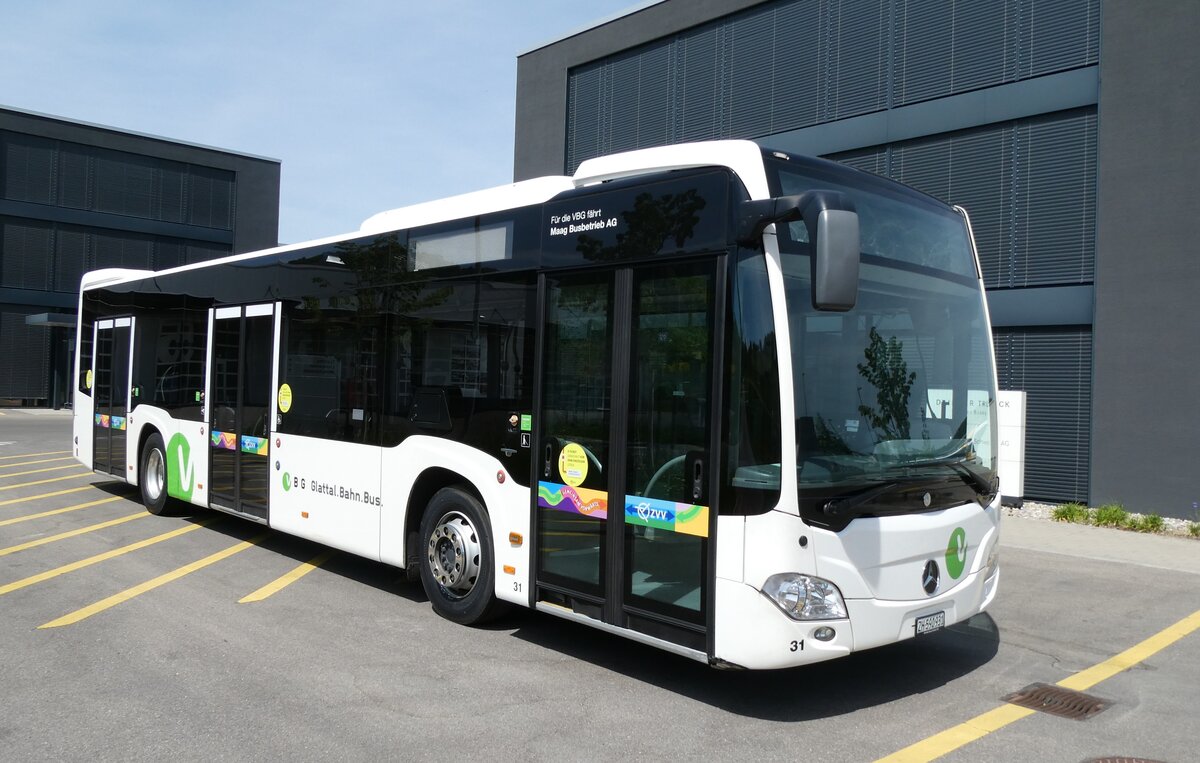 (286'700) - Maag, Kloten - Nr. 31/ZH 590'931 - Mercedes am 2. Mai 2026 in Winterthur, Daimler Buses