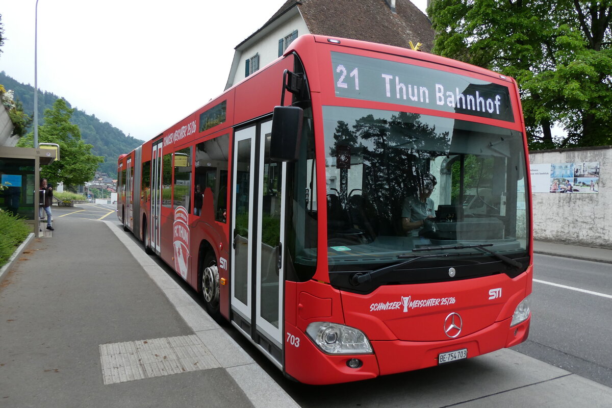 (286'826) - STI Thun - Nr. 703/BE 754'703 - Mercedes am 5. Mai 2026 in Oberhofen, Wichterheer