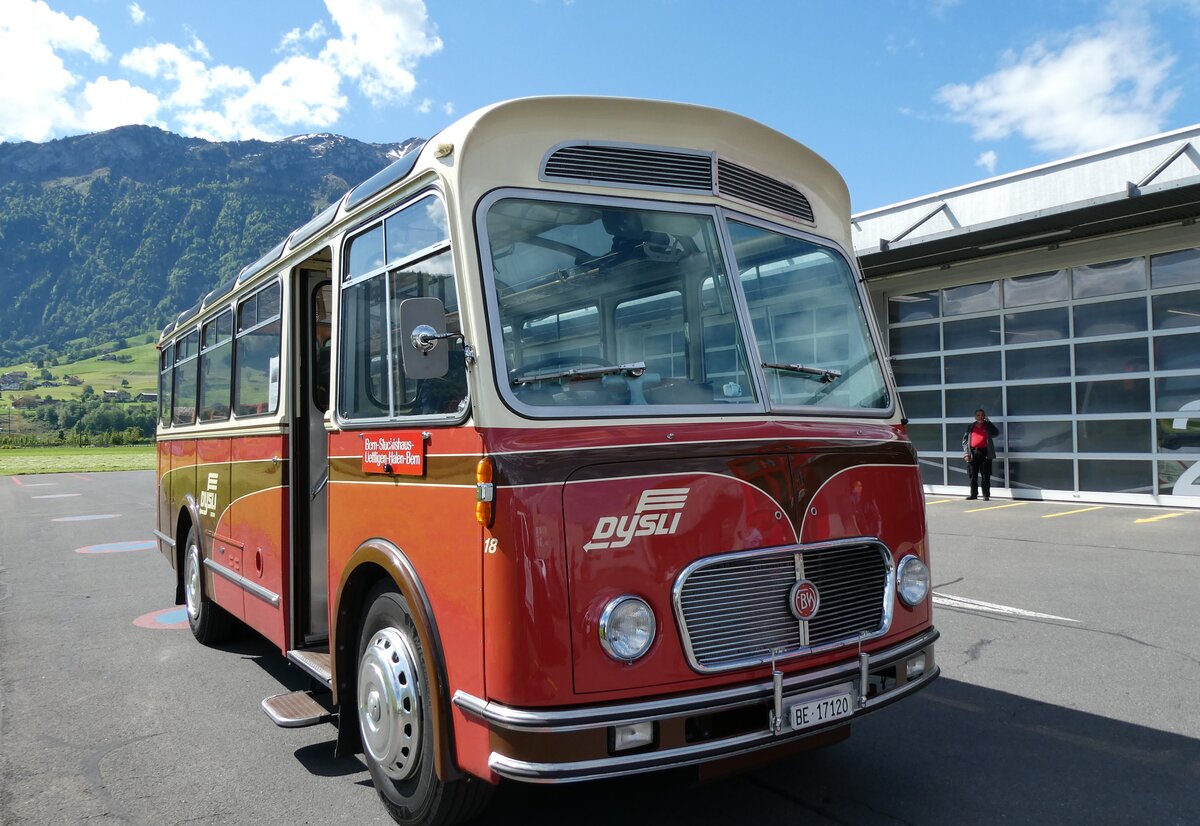 (286'865)  Dysli, Bern - Nr. 18/BE 17'120 - FBW/FHS (ex P 23'211; ex P 21'011) am 9. Mai 2026 in Ibach, Garage AAGS