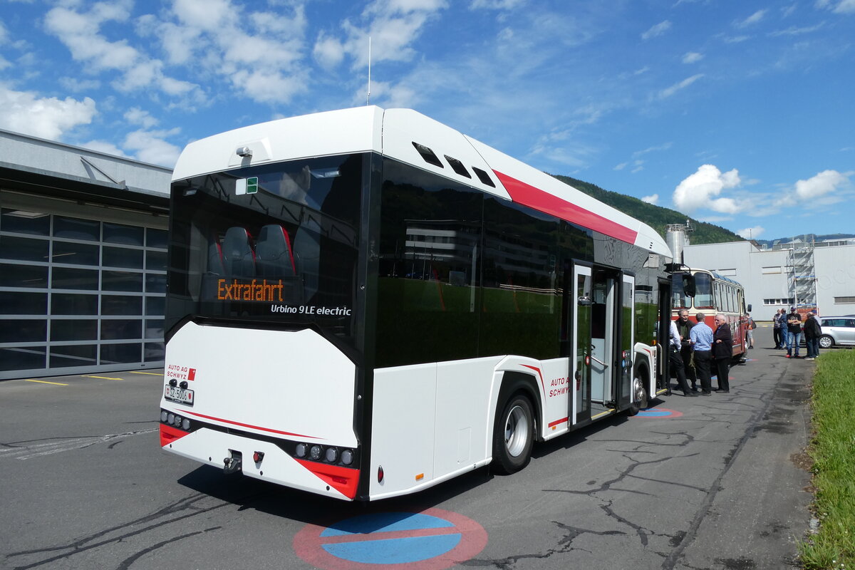 (286'878) - AAGS Schwyz - Nr. 6/SZ 5006 - eSolaris am 9. Mai 2026 in Ibach, Busdepot