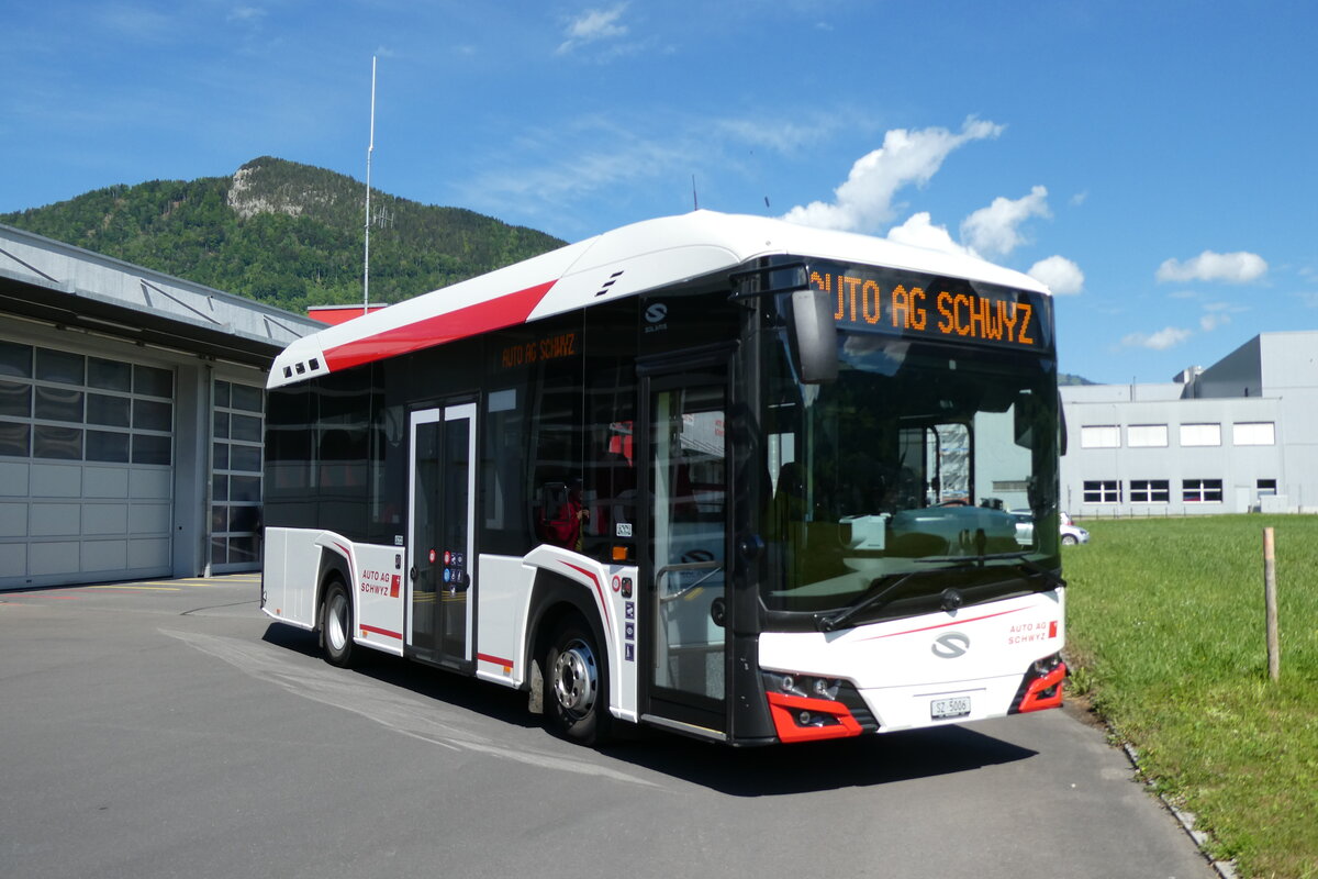 (286'883) - AAGS Schwyz - Nr. 6/SZ 5006 - eSolaris am 9. Mai 2026 in Ibach, Busdepot