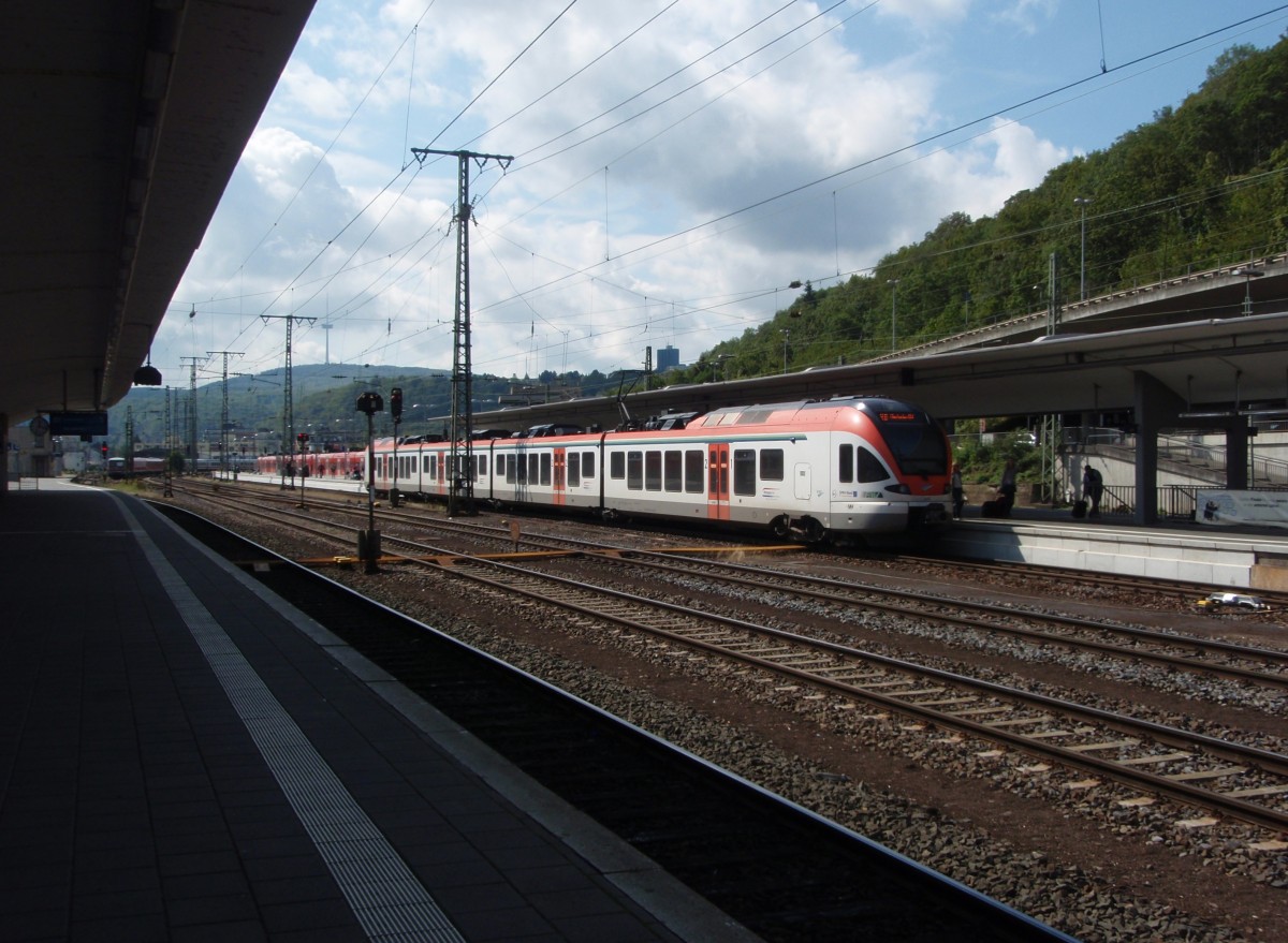 410 der VIAS als SE 10 anch Wiesbaden Hbf in Koblenz Hbf. 02.09.2015
