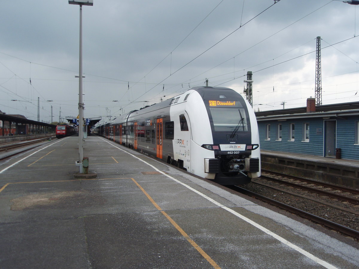 462 007 der Abellio Rail NRW als RE 11 nach Dsseldorf Hbf in Hamm (Westf.). 13.04.2019