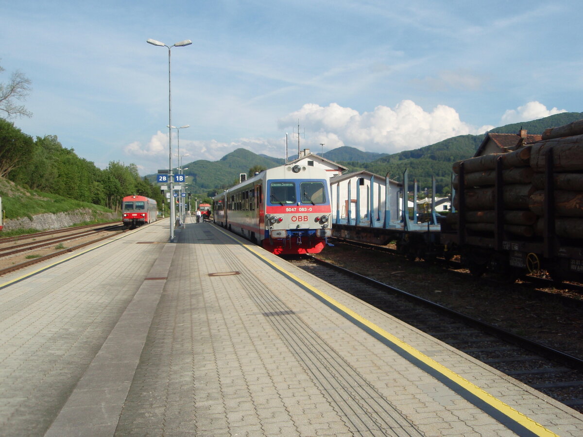 5047 083 als R St. Plten Hbf - Schrambach in Traisen. 05.05.2024