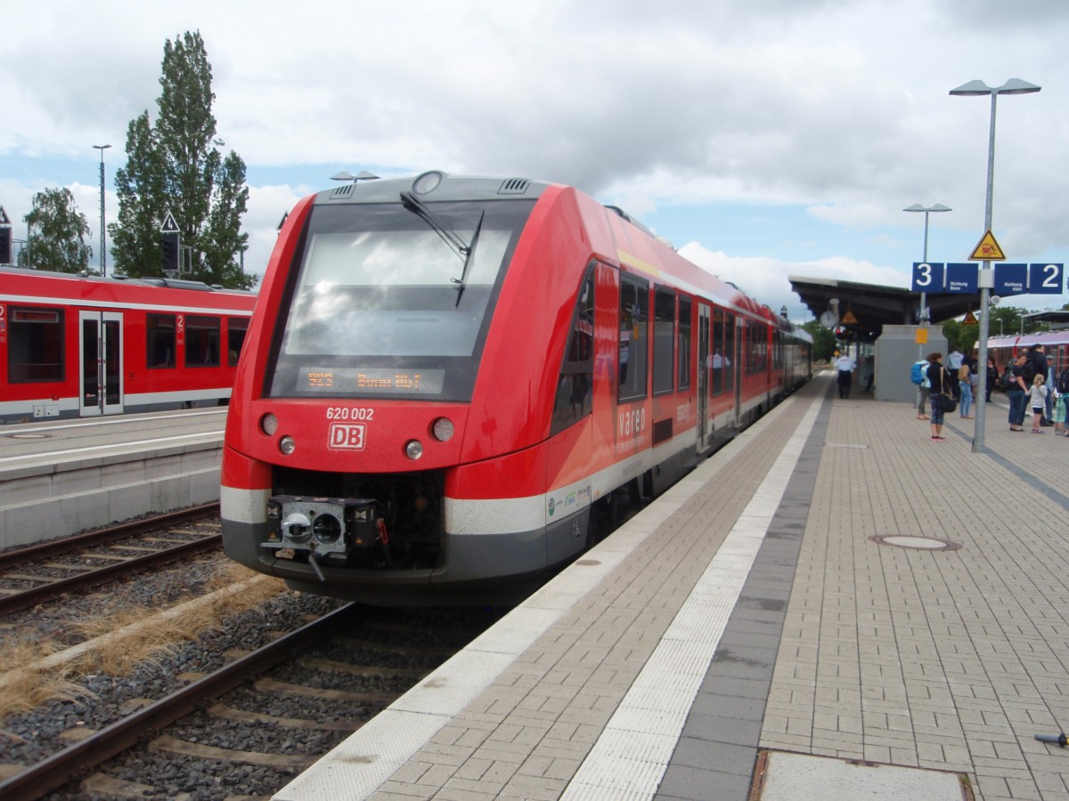 620 002 als S 23 Bad Mnstereifel - Bonn Hbf in Euskirchen. 13.06.2015